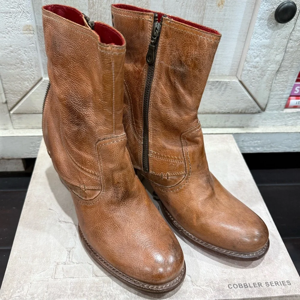 Bed Stu Iris Bootie / Distressed Boots / Distressed Bootie - Picture 4 of 9